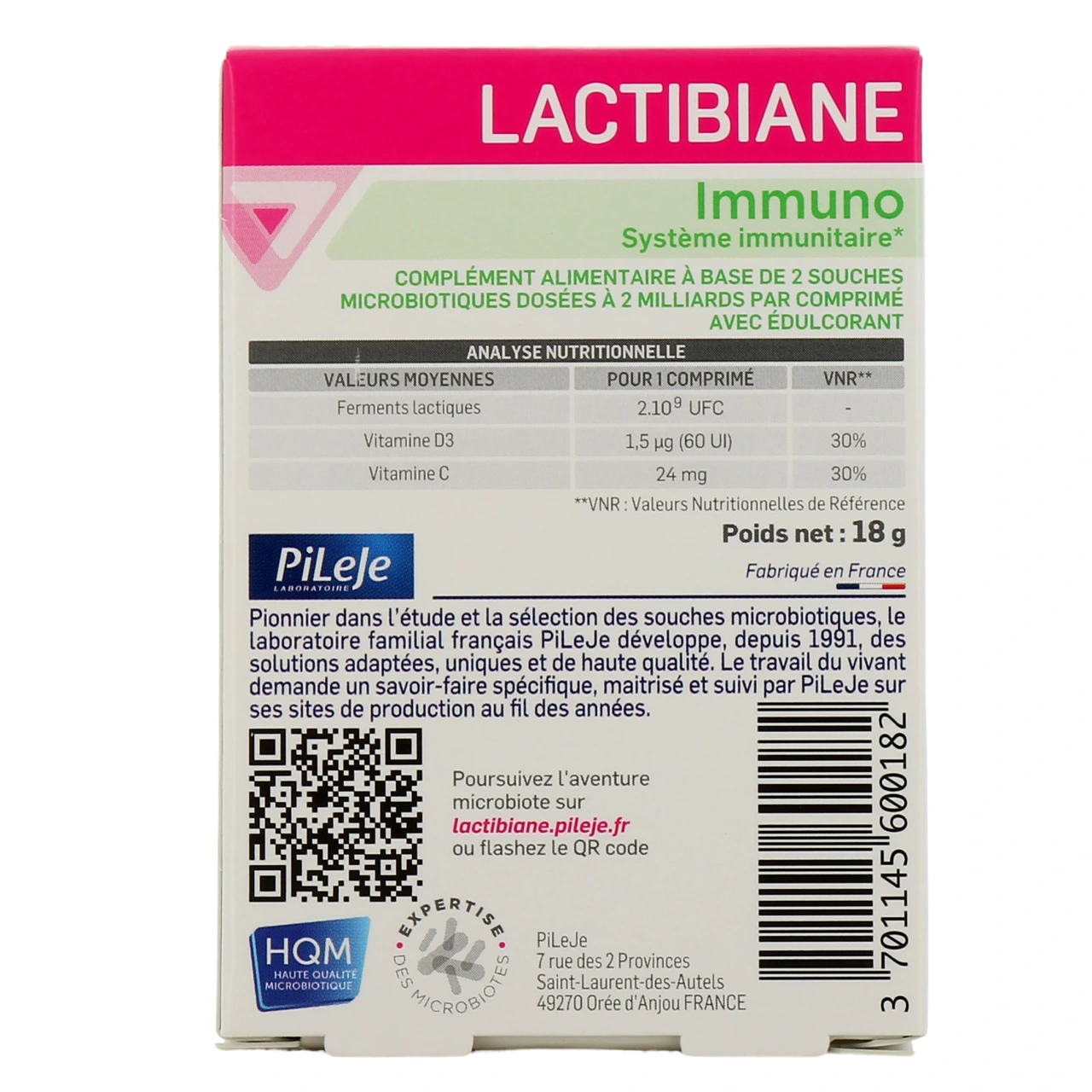 Pileje Lactibiane Immuno - Vue 3