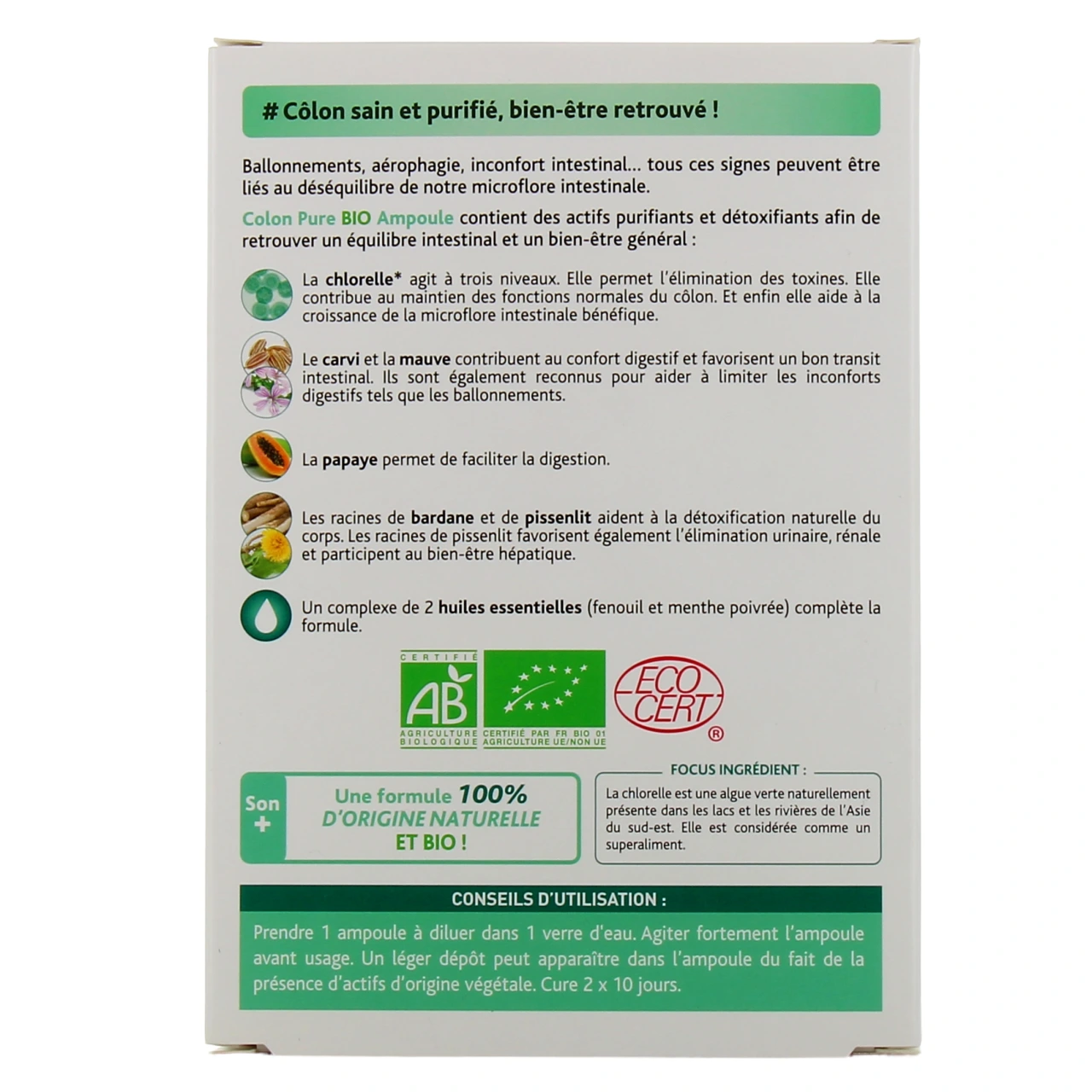 Colon Pure Purifiant Intestinal - Vue 3