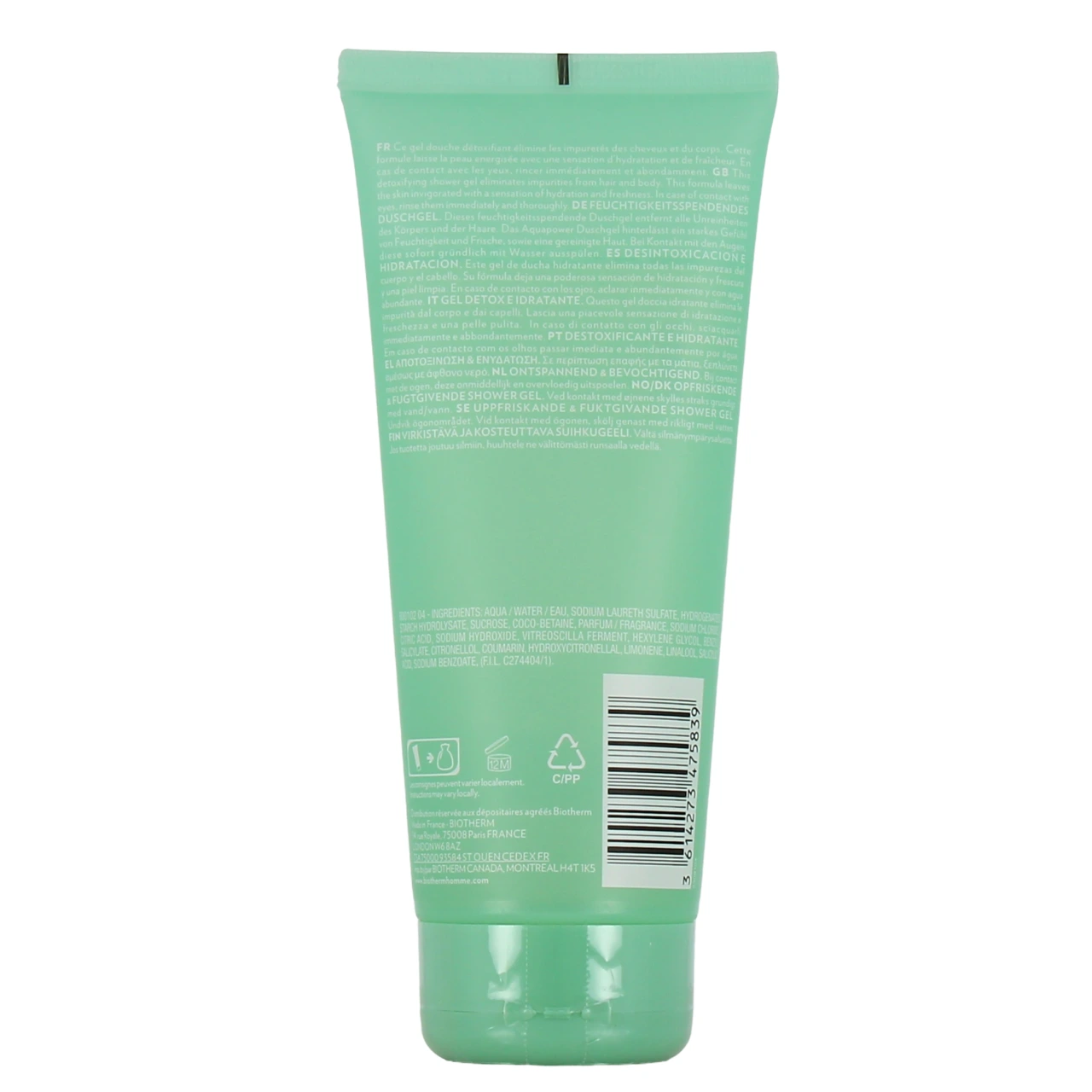 Biotherm Homme Aquapower Gel Douche Corps et Cheveux - Vue 3