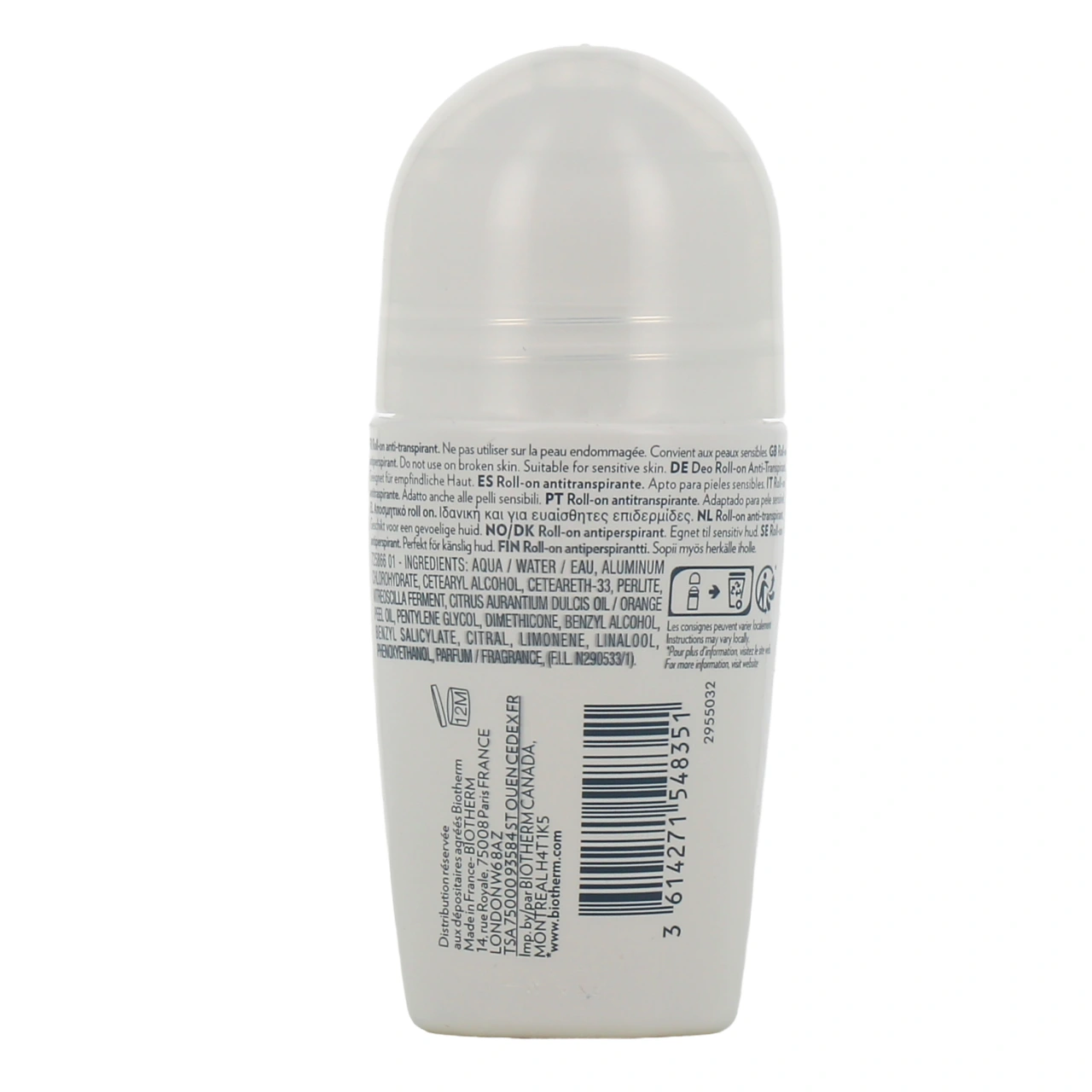 Biotherm Lait Corporel déodorant roll-on - Vue 3