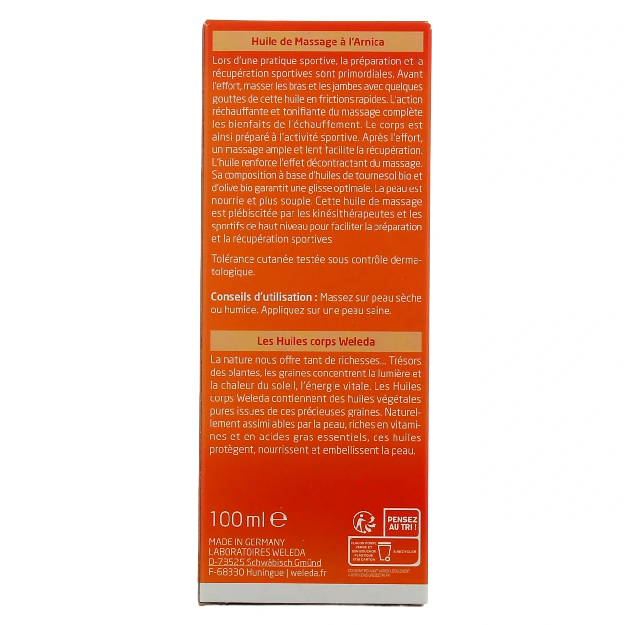 Weleda Huile de Massage à l'Arnica - Vue 6