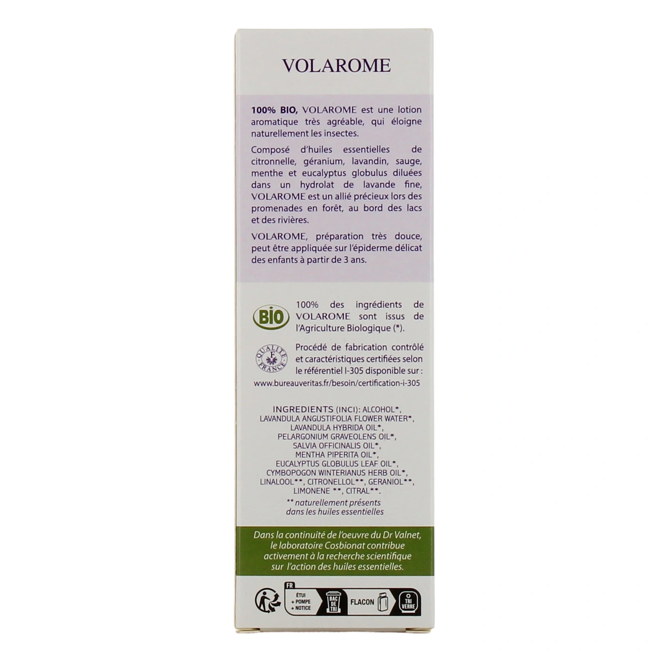 Docteur Valnet Volarome Lotion Protectrice à la Citronnelle Bio - Vue 9