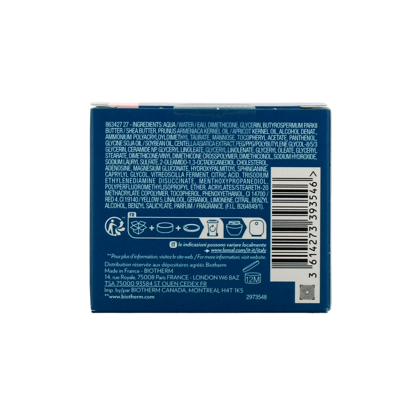 Biotherm Aquasource Cica Nutri Crème hydratante - Vue 9
