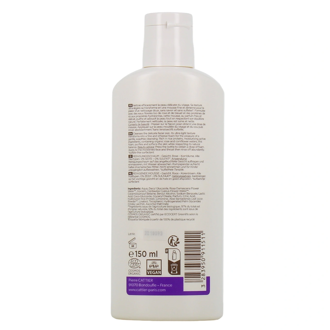 Cattier Mousse Nettoyante Visage Bio - Vue 3