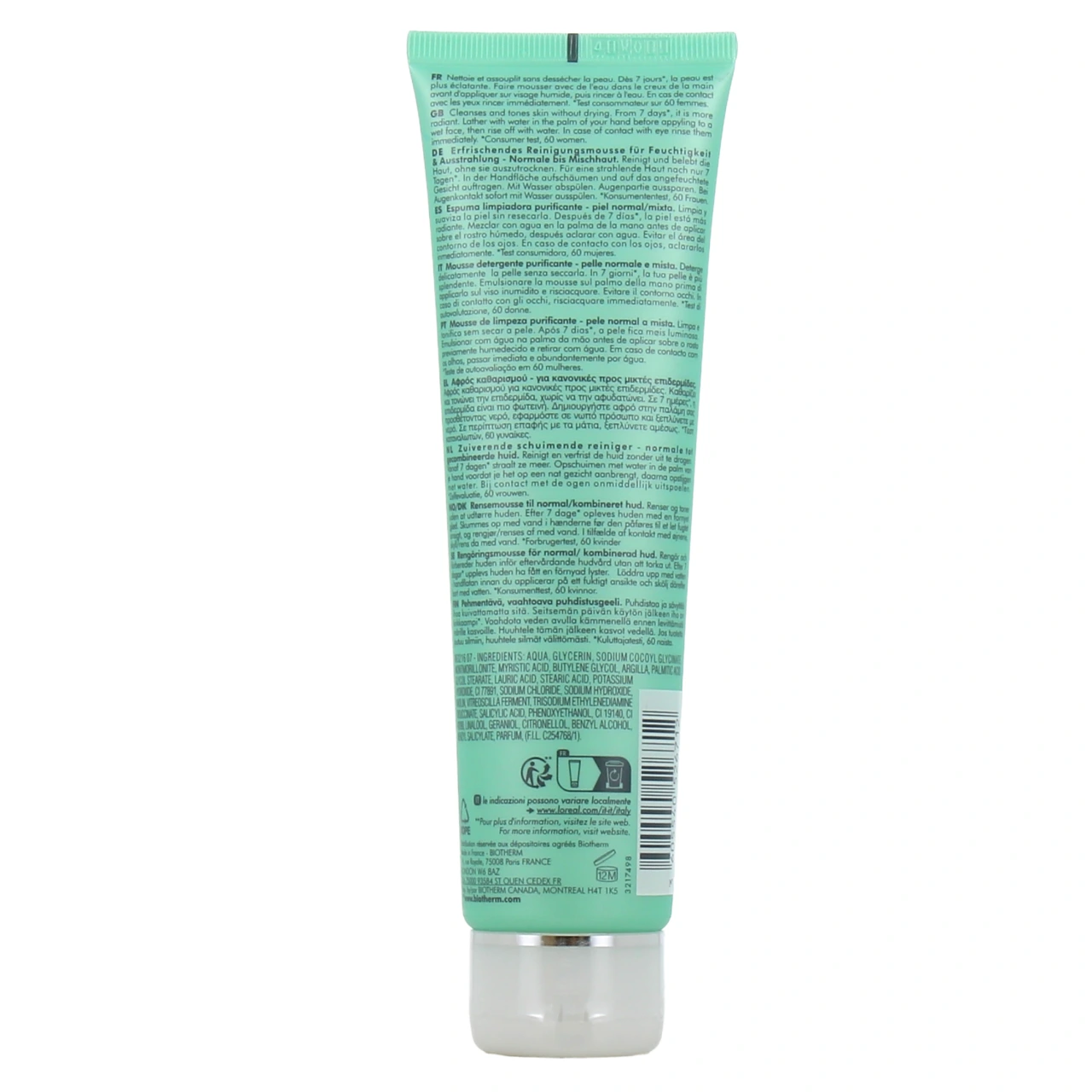 Biotherm Biosource Nettoyant Moussant Purifiant - Vue 3
