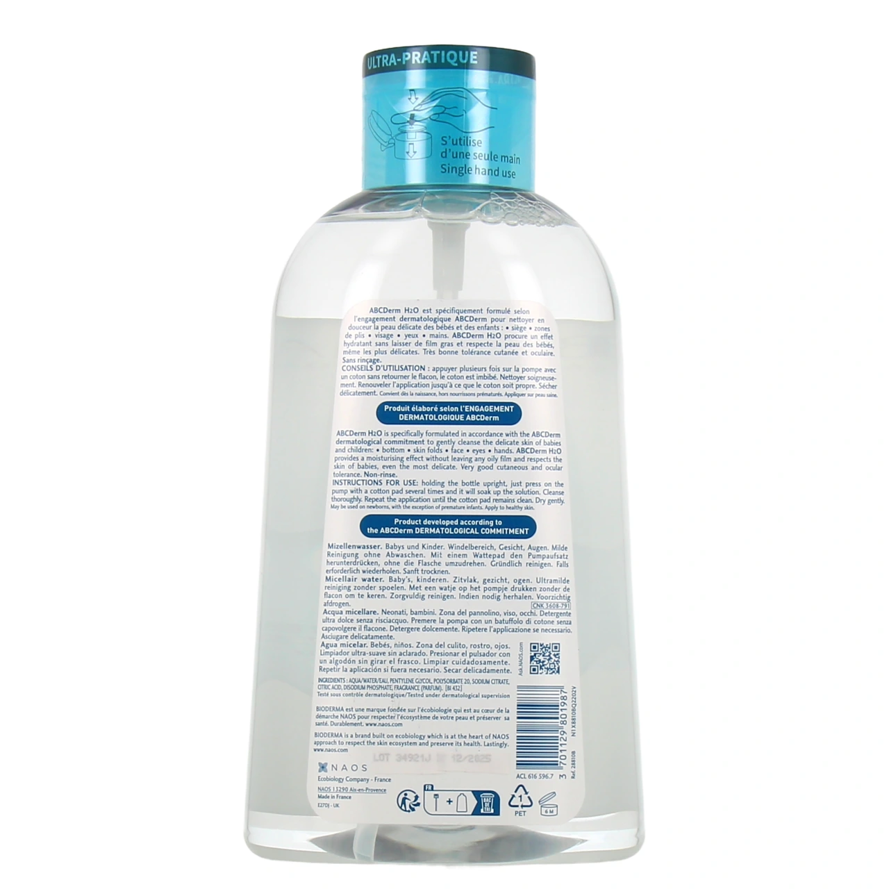 Bioderma ABCDerm H2O Eau Micellaire Bébé - Vue 6