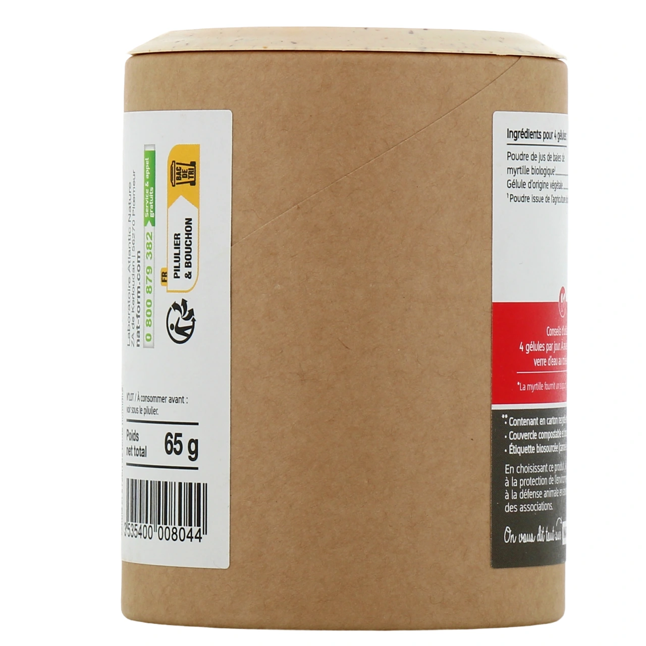 Nat & Form Myrtille Bio - Vue 3