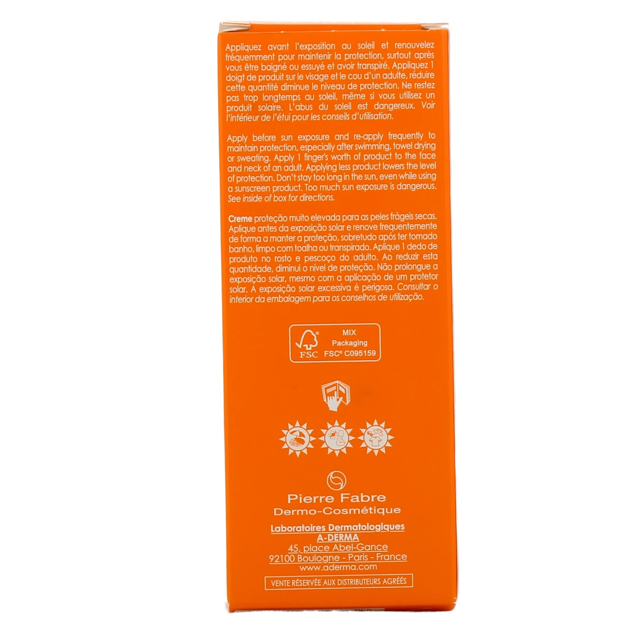 A-Derma Protect SPF50+ Crème - Vue 3