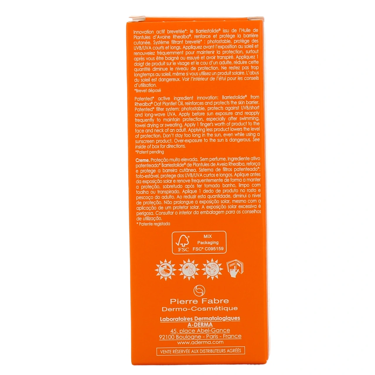 A-Derma Protect SPF50+ Crème - Vue 6