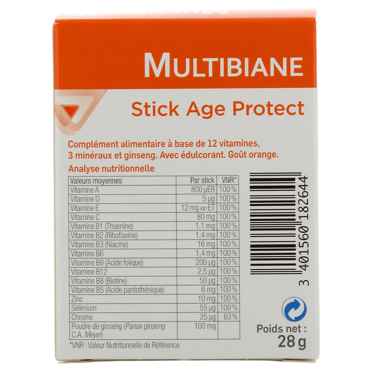 Multibiane stick âge protect - Vue 3