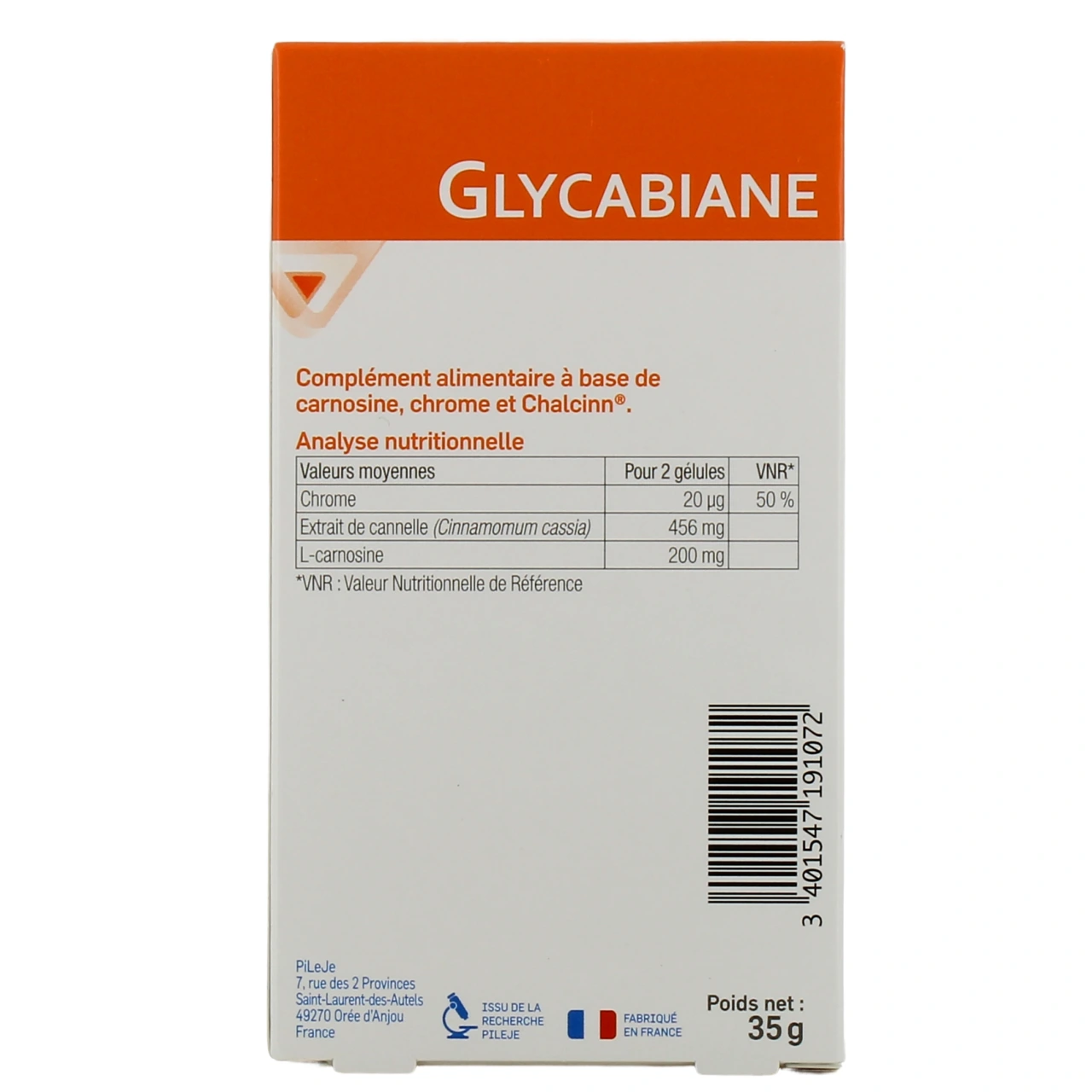 Pileje Glycabiane - Vue 3