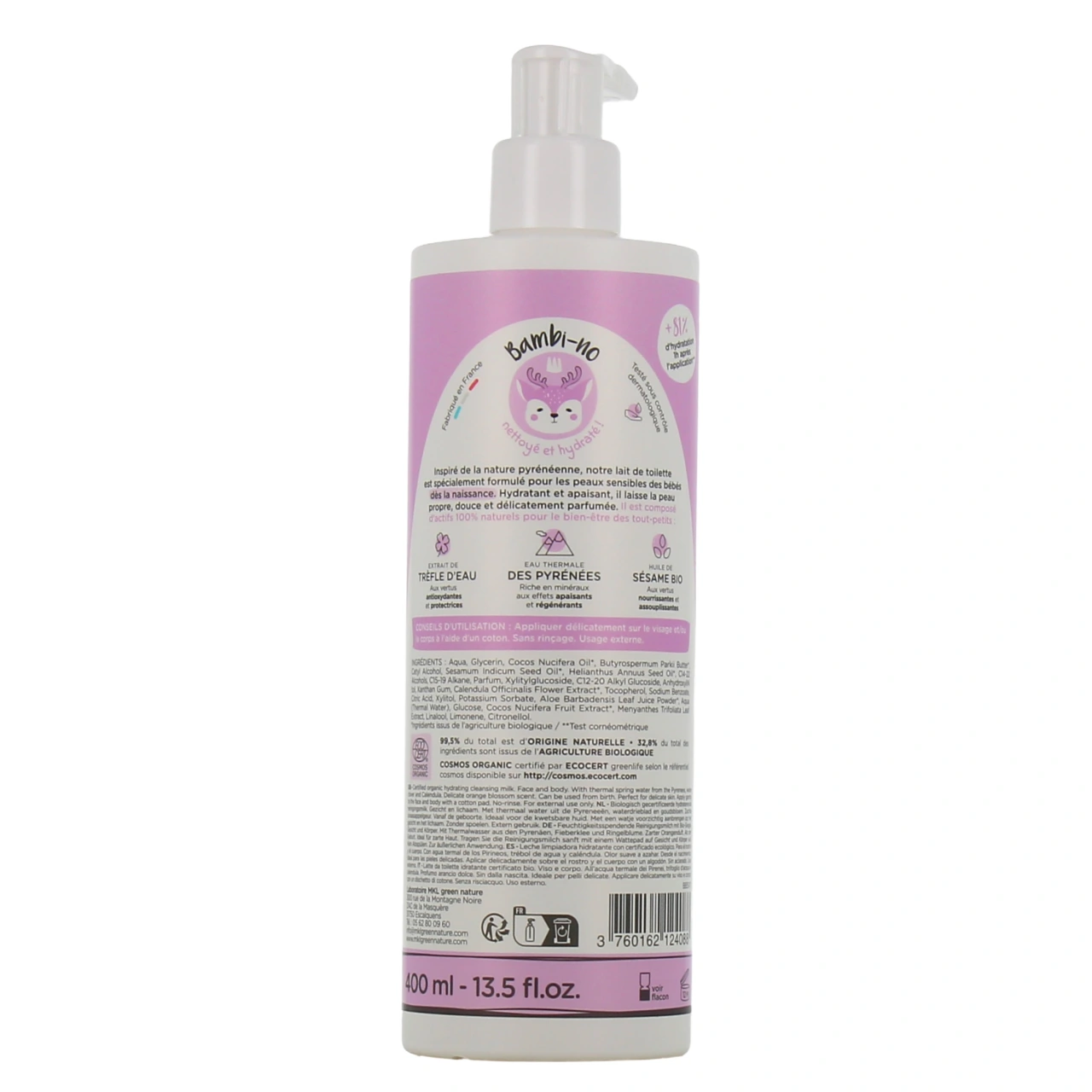 MKL Baby Green Lait de Toilette Bio - Vue 3