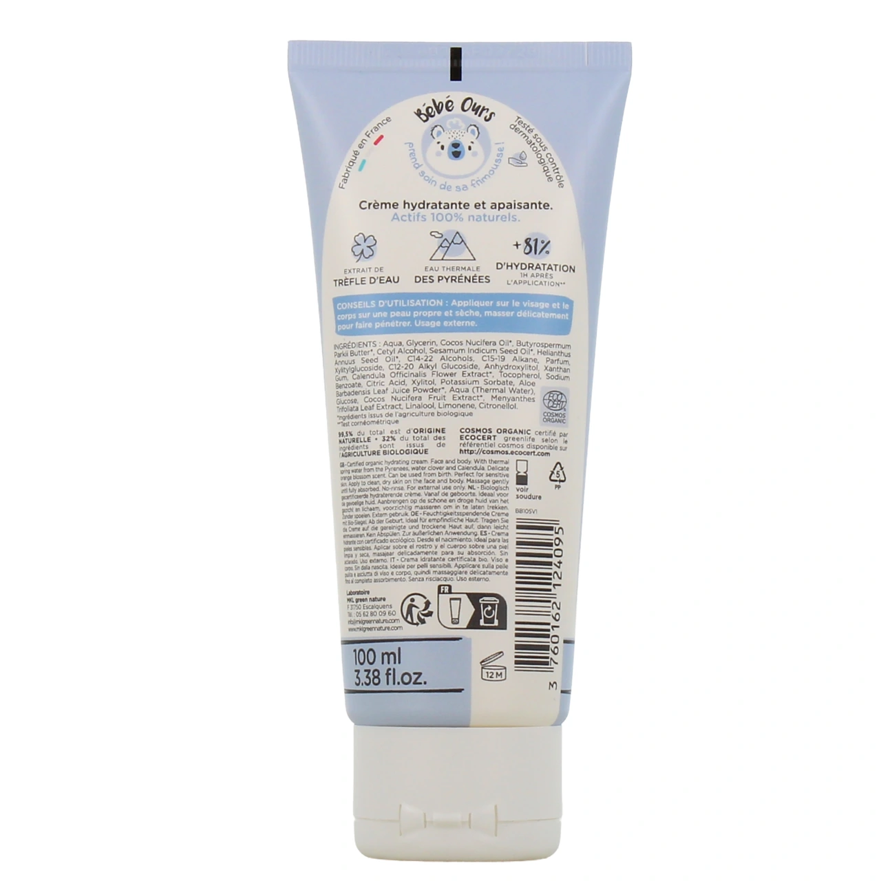 MKL Baby Green Crème Hydratante Bio - Vue 3