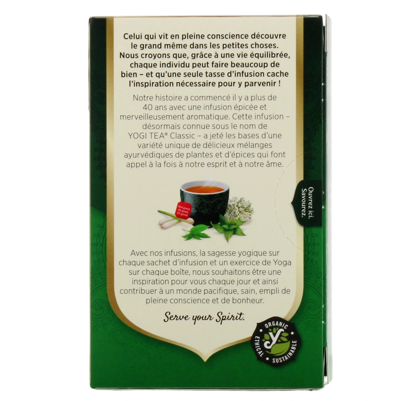 Yogi Tea Equilibre du Thé Vert Bio - Vue 3