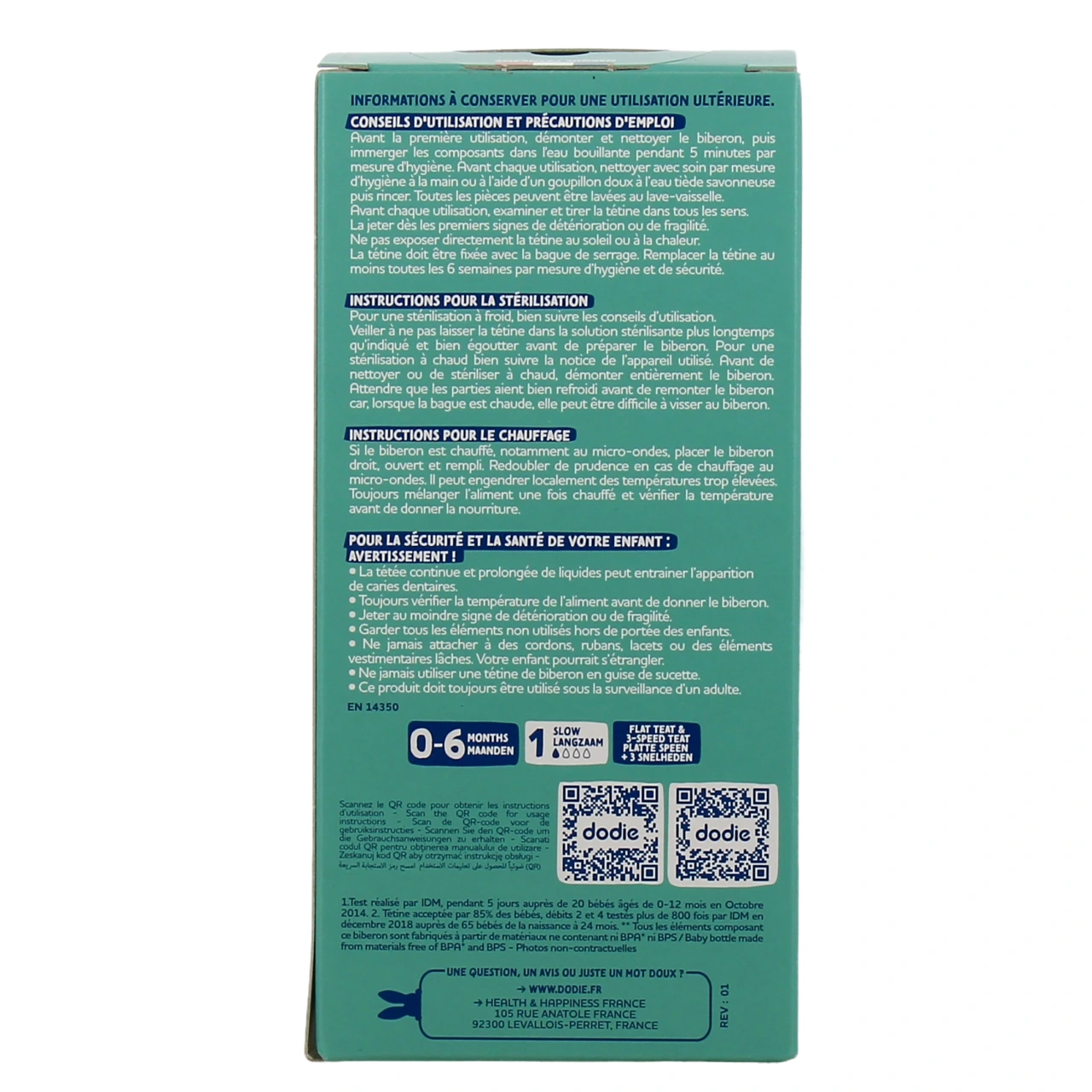 Dodie Kit Naissance Biberon & Tétines - Vue 3