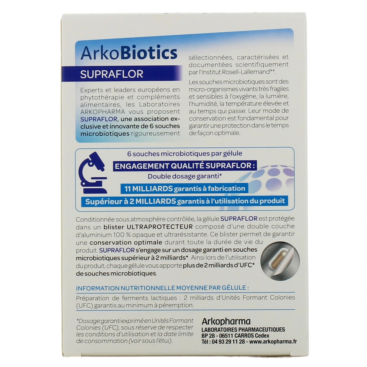 Arkopharma Arkobiotics Supraflor - Vue 6