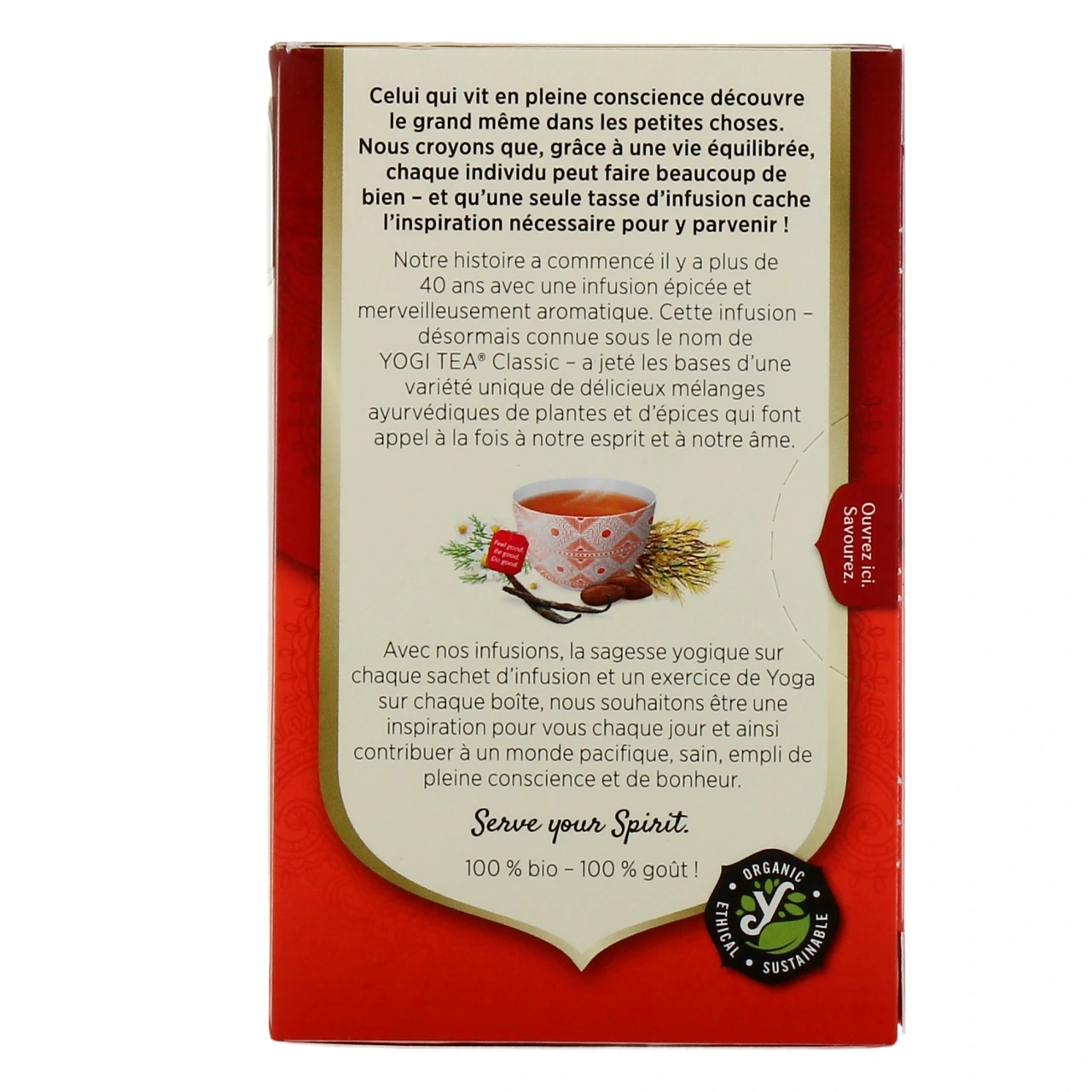 Yogi Tea Bonne Nuit Rooibos Vanille Bio - Vue 3