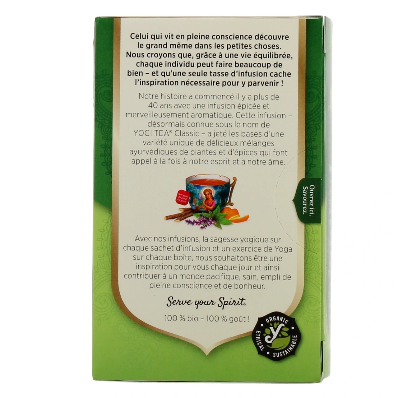 Yogi Tea Tulsi Sérénité Bio - Vue 3