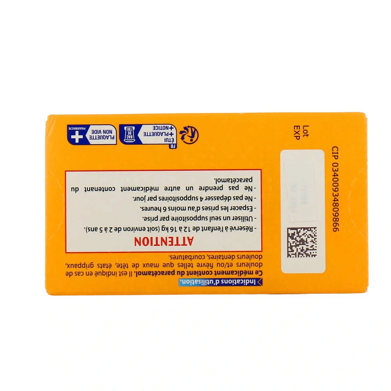 Doliprane Suppositoire - Vue 9