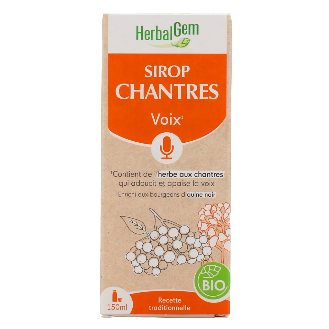 Herbalgem Sirop des Chantres Bio - Vue 2