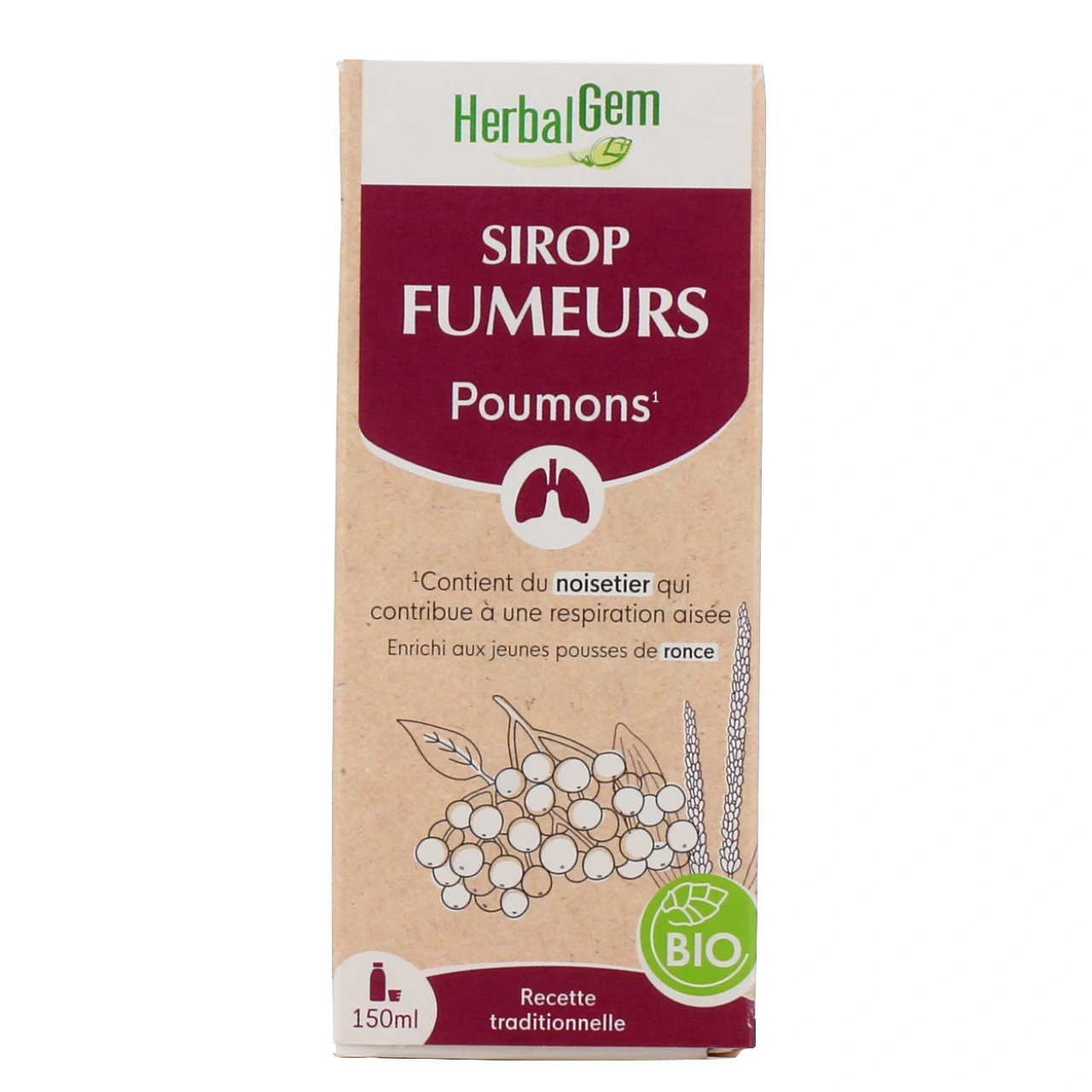 Herbalgem Sirop des Fumeurs Bio - Vue 2