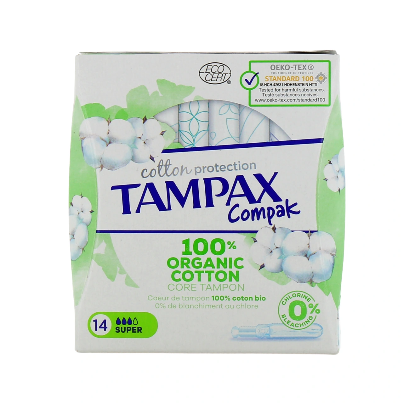 Tampax Compak Cotton Tampons Périodiques - Vue 2