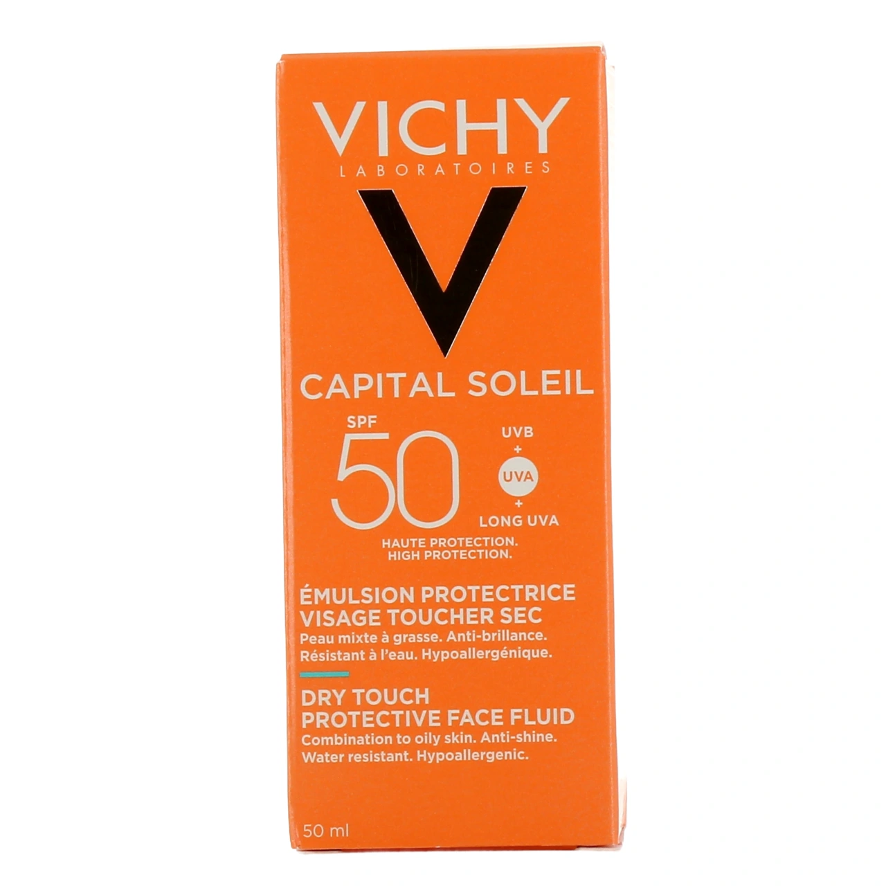Vichy Capital Soleil Emulsion Toucher Sec Anti-Brillance SPF50 - Vue 2