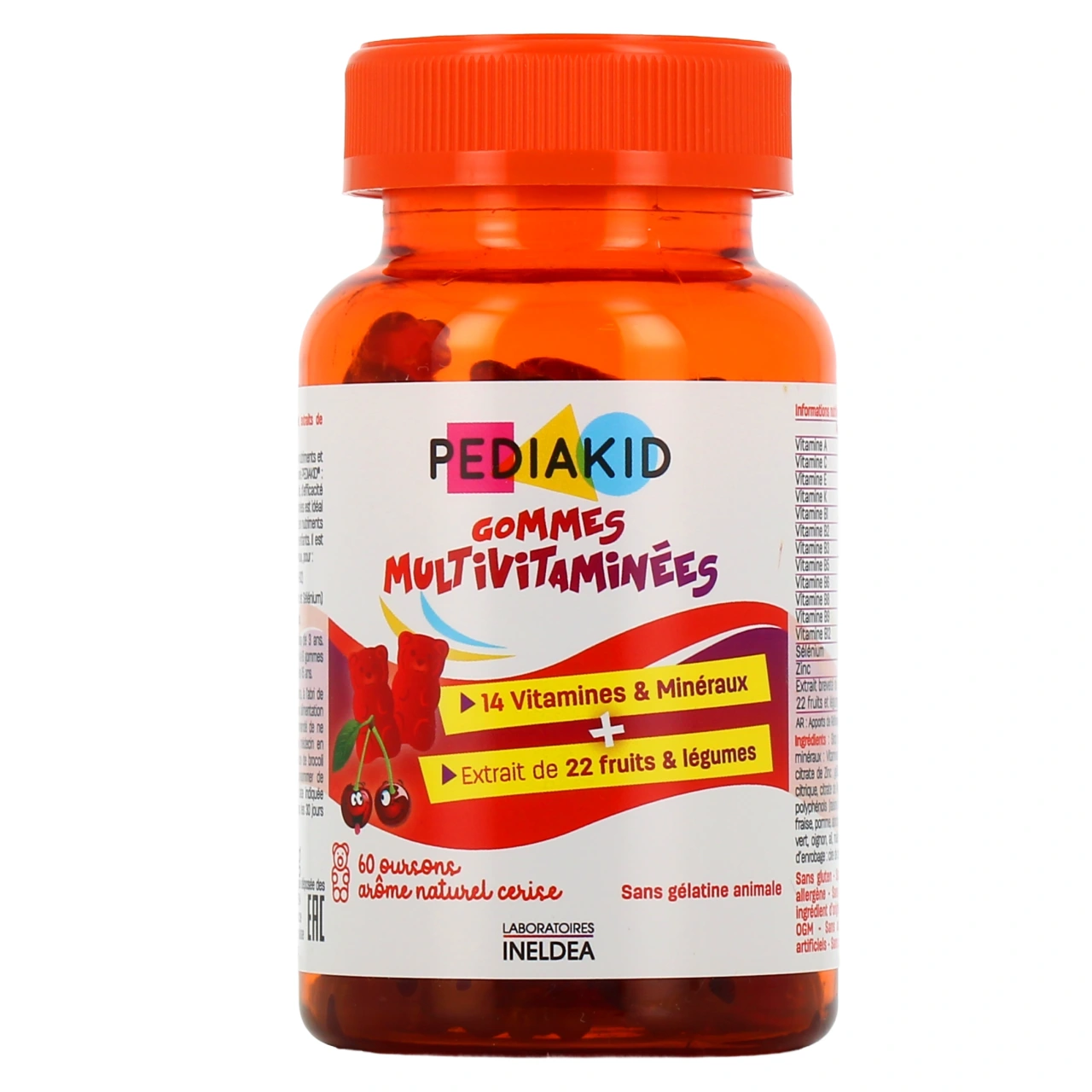Pediakid Gommes Multivitaminées - Vue 2