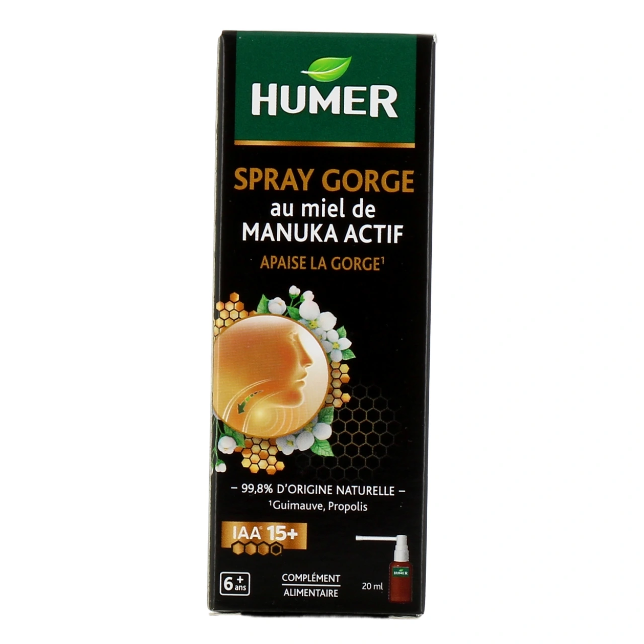 Humer Spray Gorge au Miel de Manuka Actif - Vue 2