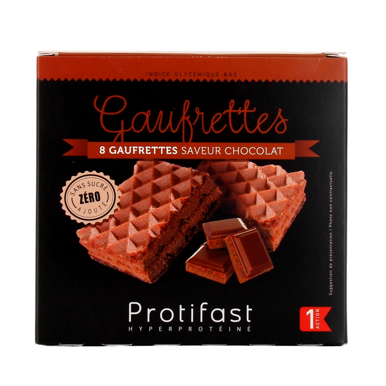 Protifast En-Cas Gaufrettes Chocolat - Vue 2