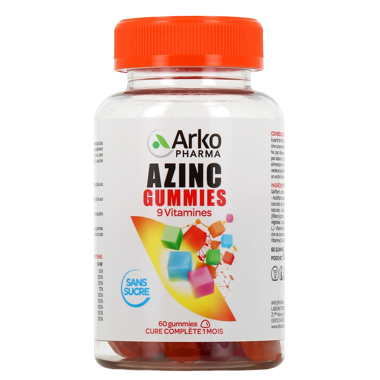 Azinc Gummies 9 Vitamines - Vue 2
