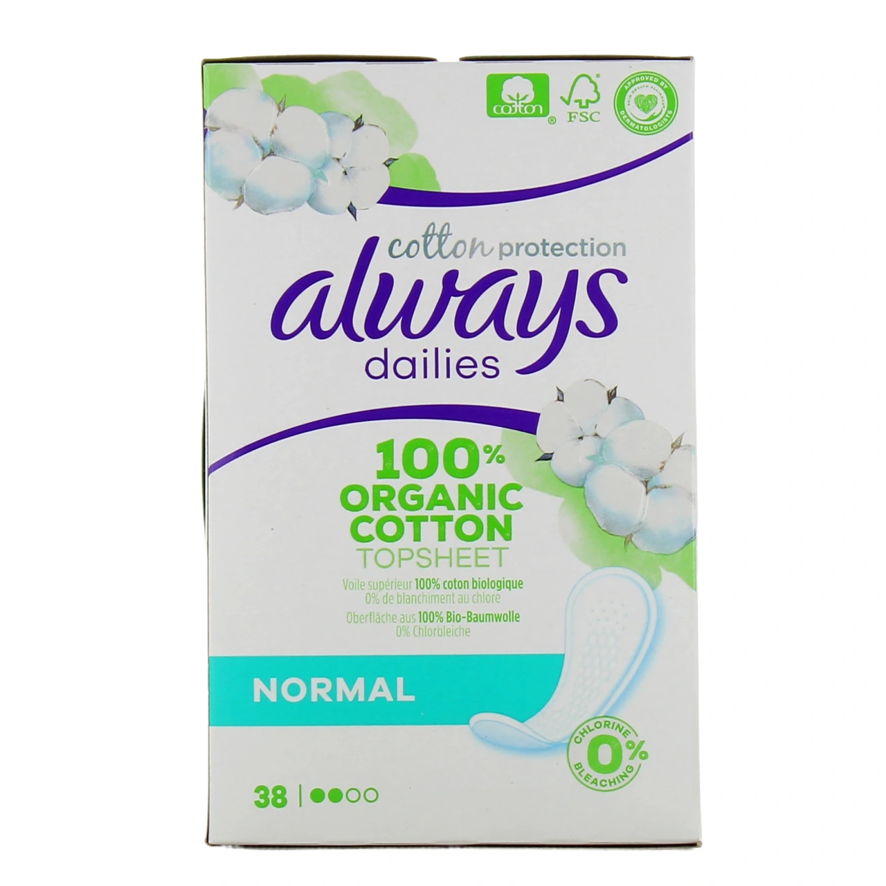Always Dailies Protège-Slips Cotton Normal - Vue 2