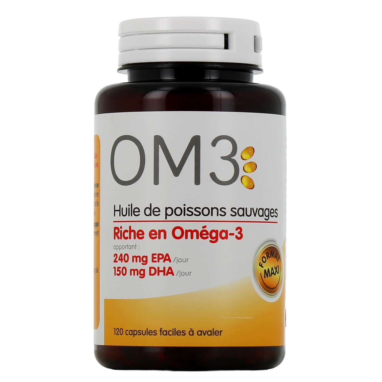 OM3 Huile de Poissons Sauvages Oméga 3 - Vue 2