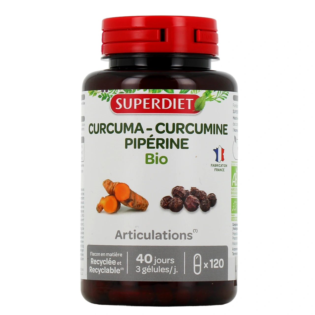 Super Diet Curcuma Pipérine Bio - Vue 2