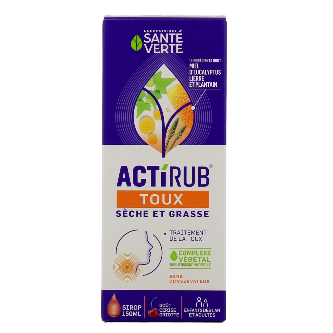 Actirub Sirop Toux Sèche et Grasse - Vue 2