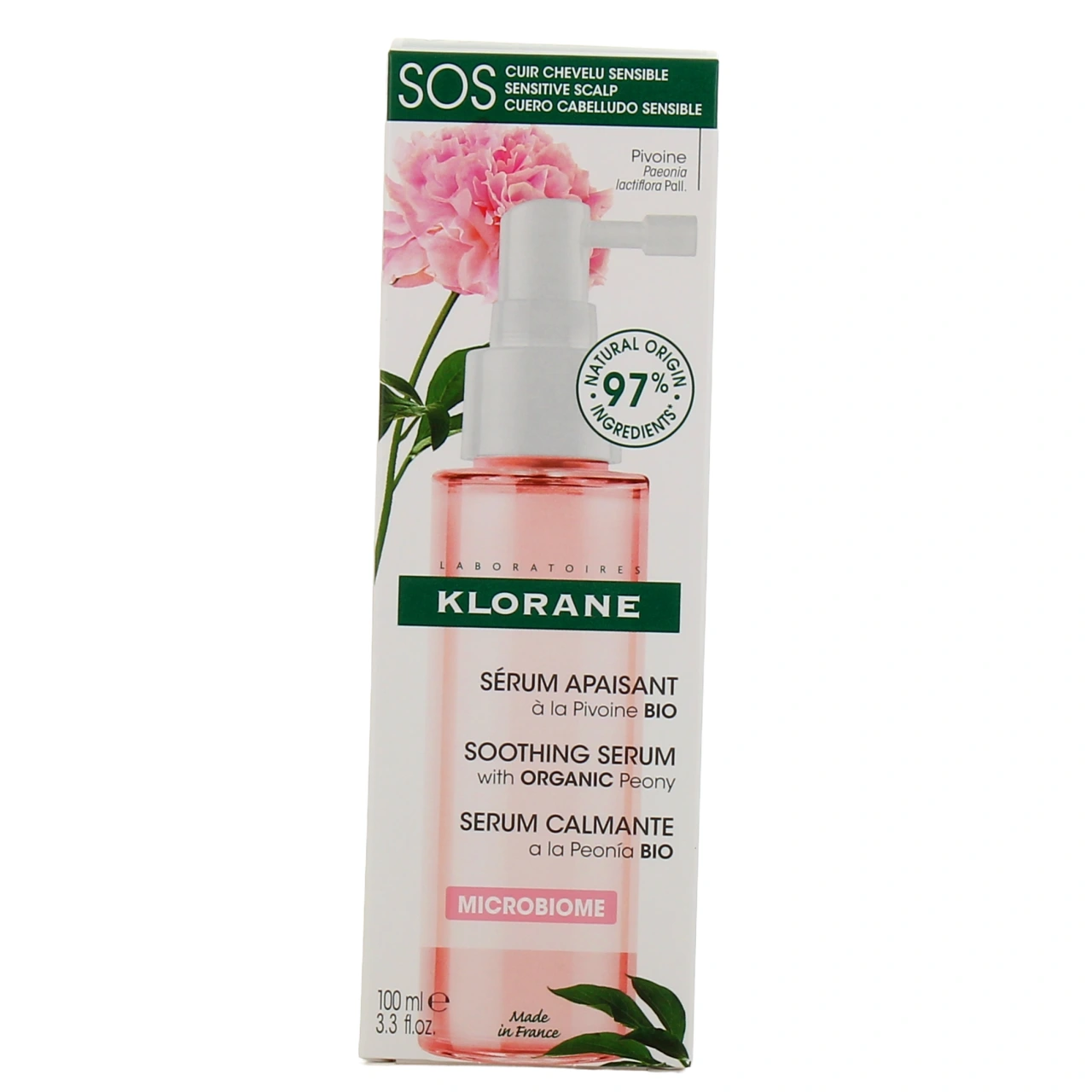 Klorane Sérum SOS Apaisant à la Pivoine Bio - Vue 5