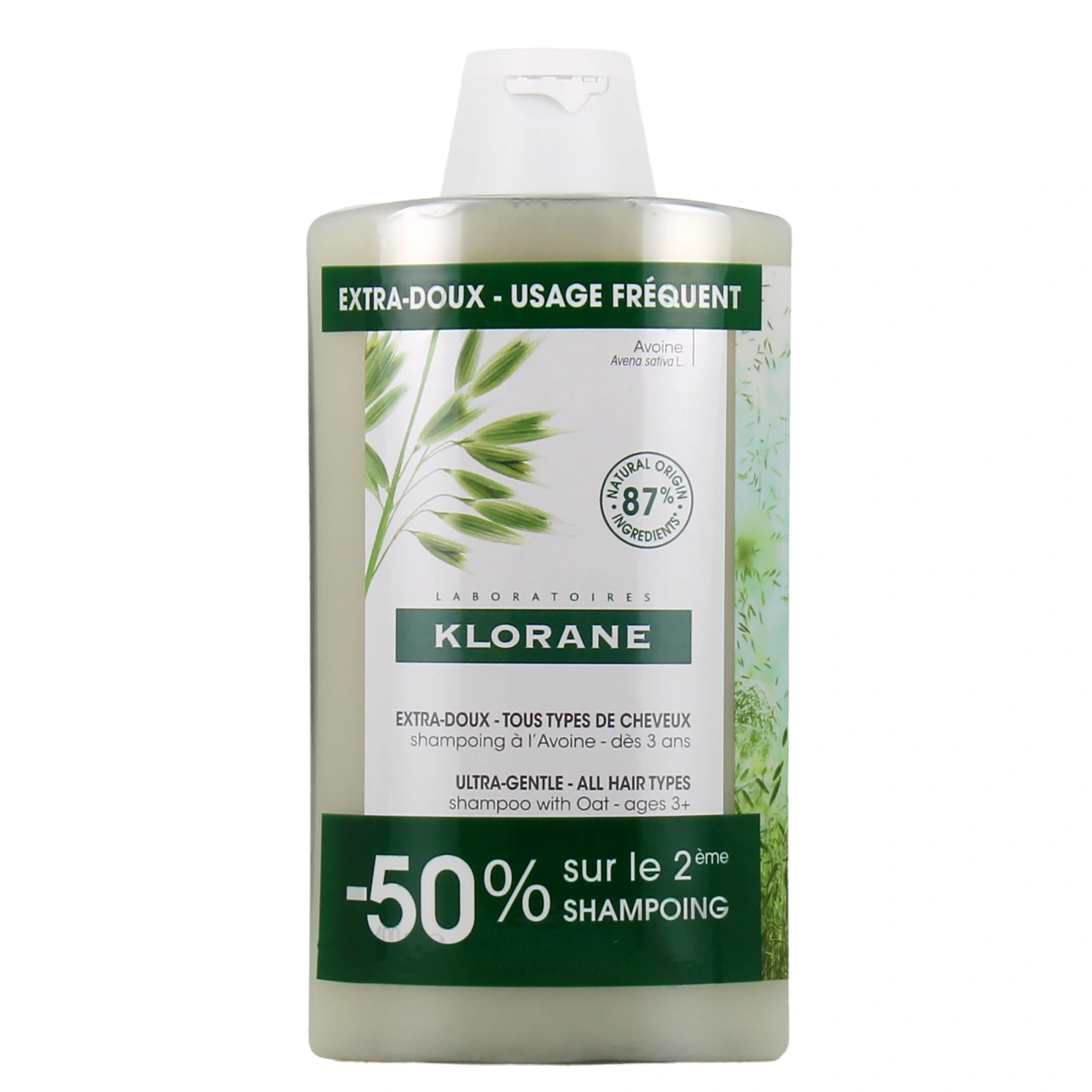 Klorane Shampooing au Lait d'Avoine Extra-doux - Klorane