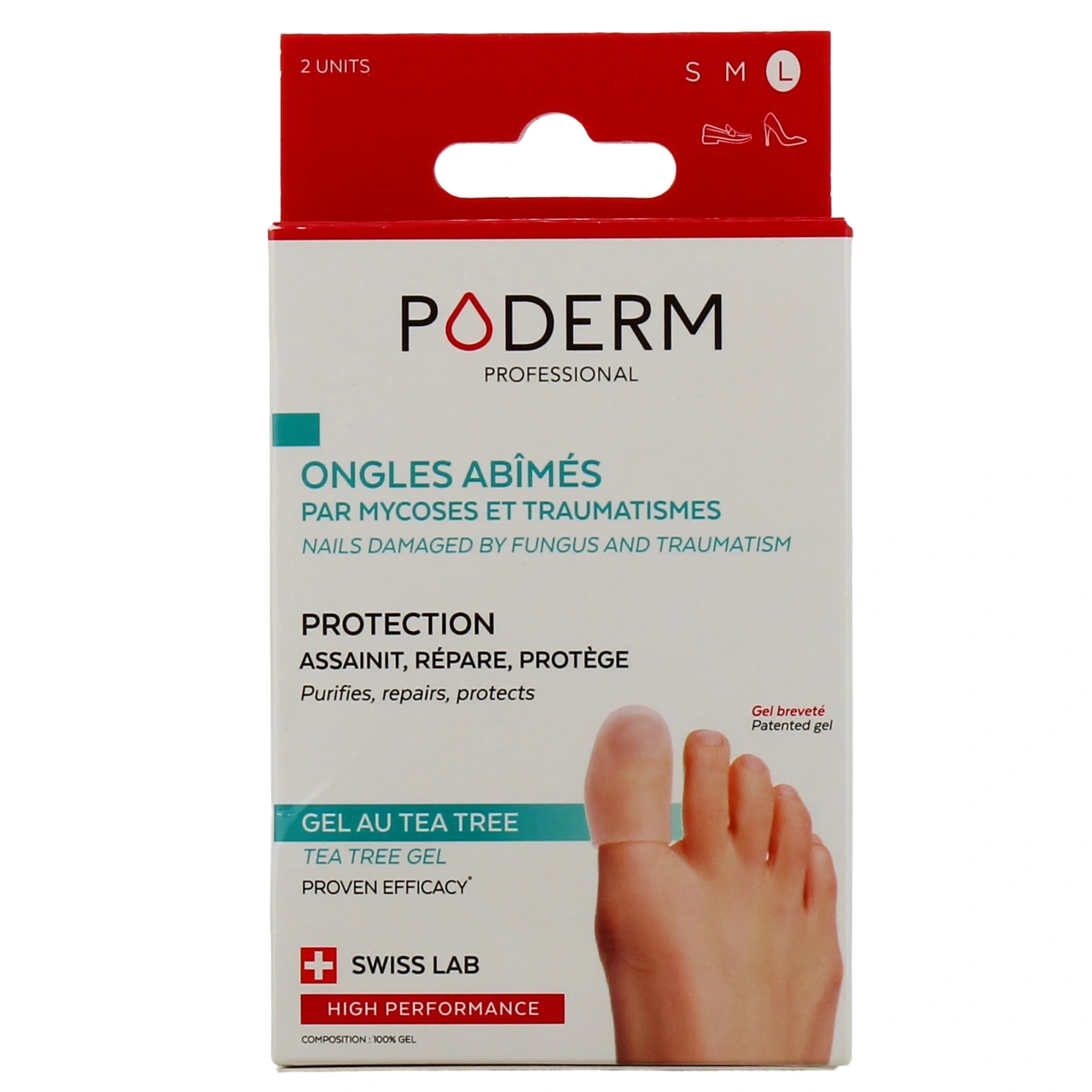 Poderm Capuchon d'Orteil Ongles Abîmés - Vue 2