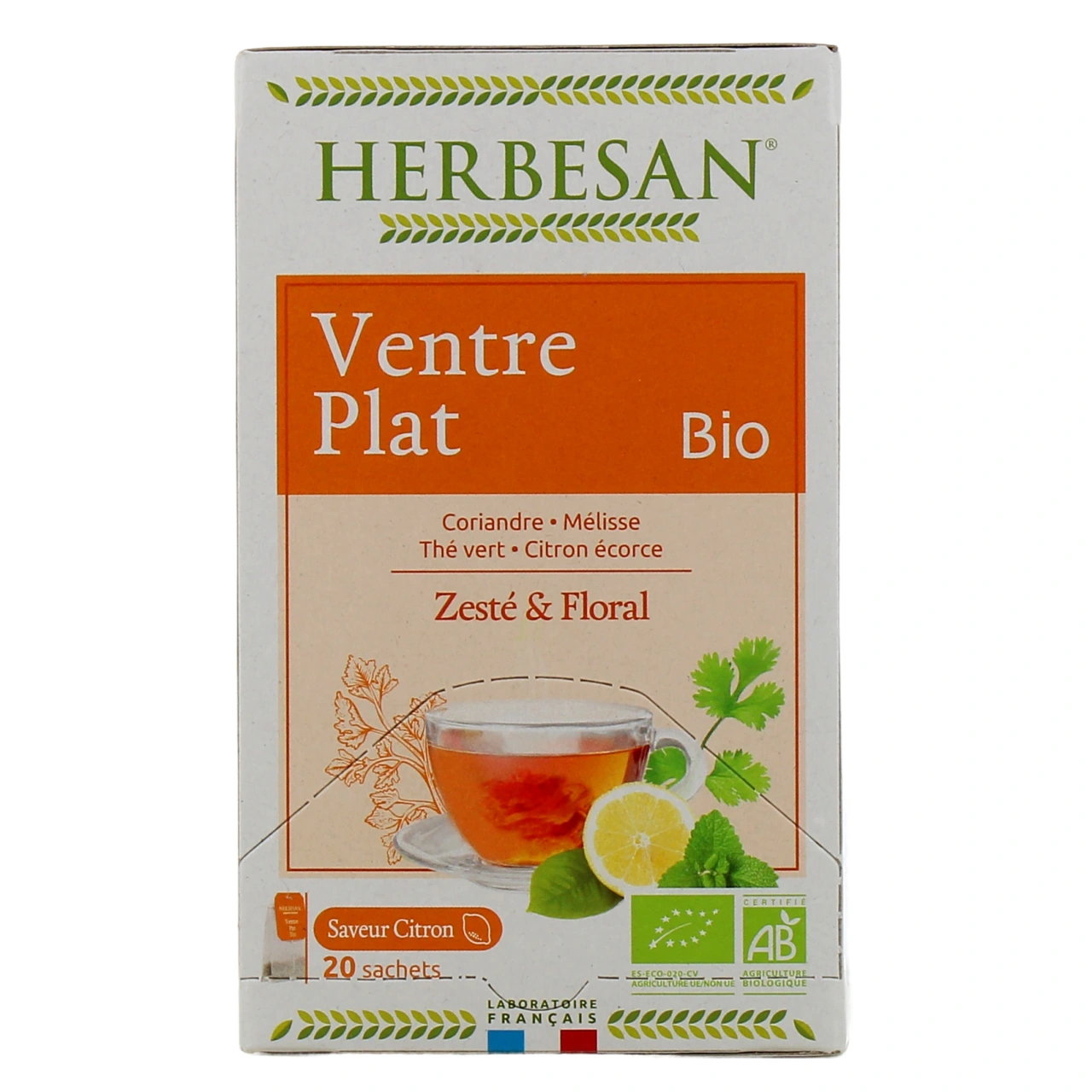 Herbesan Infusion Bio Ventre Plat - Vue 2