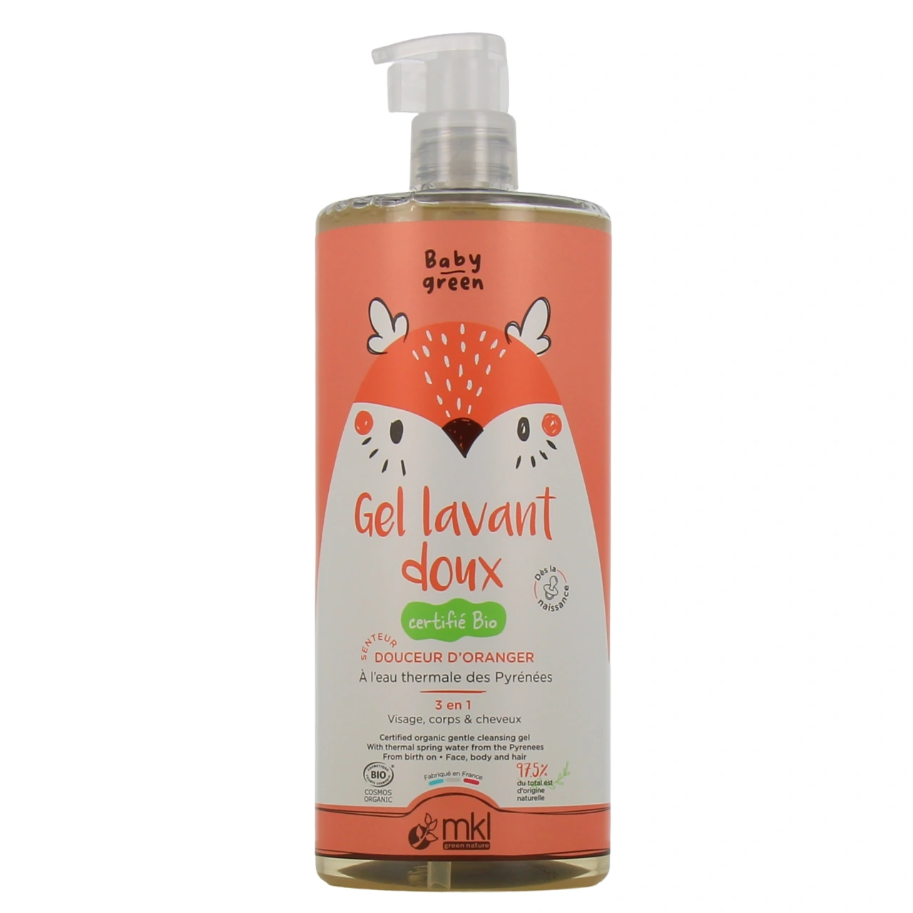 MKL Baby Green Gel Lavant Doux Bio - Vue 2