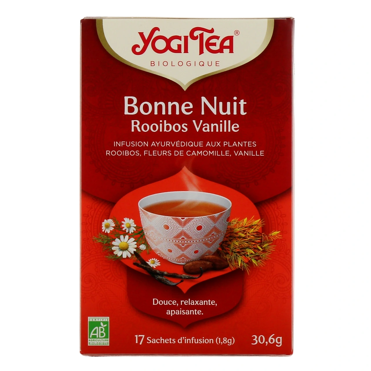 Yogi Tea Bonne Nuit Rooibos Vanille Bio - Vue 2