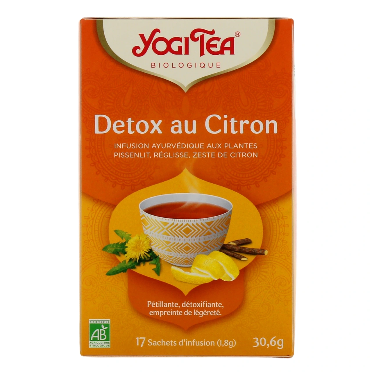 Yogi Tea Detox au Citron Bio - Vue 2