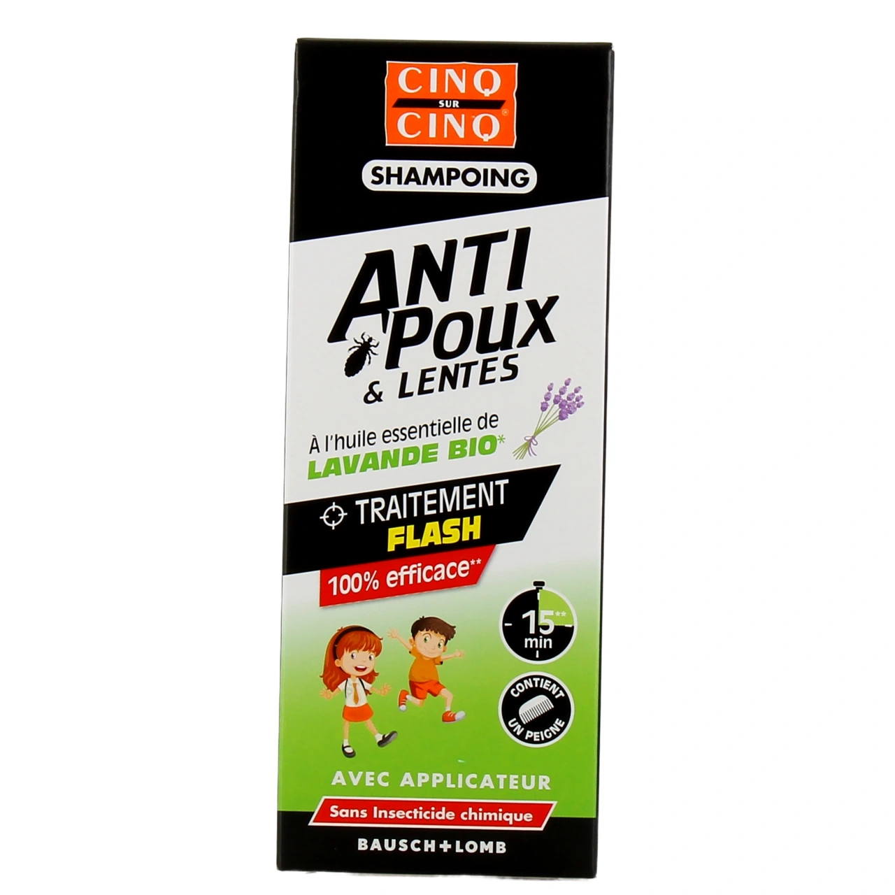 Cinq sur Cinq Shampooing Lavande Anti-Poux et Lentes - Vue 2