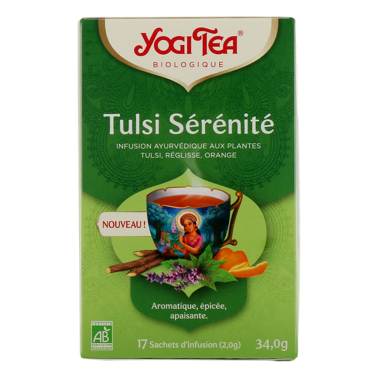Yogi Tea Tulsi Sérénité Bio - Vue 2