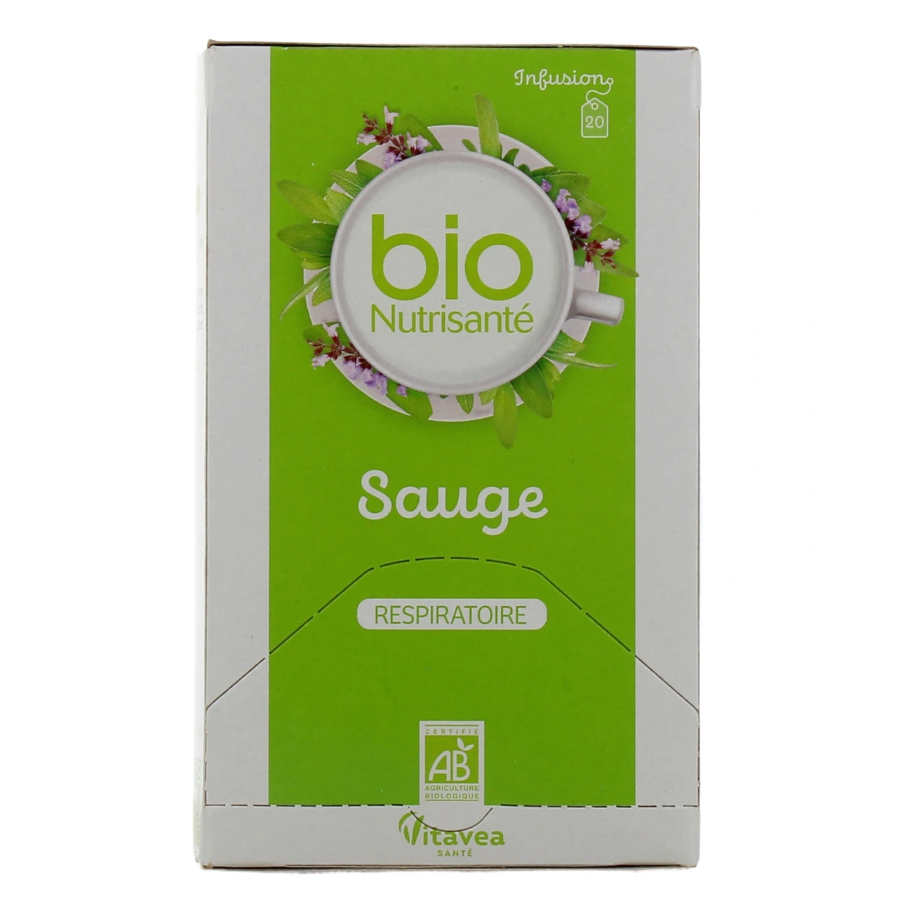 Nutrisanté Infusion Sauge Respiratoire - Vue 2