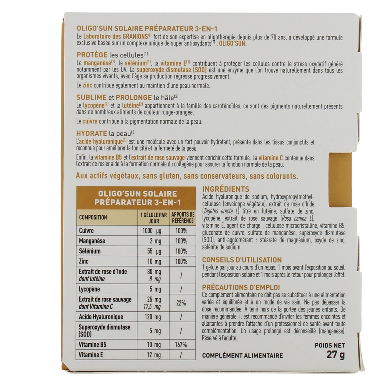 Granions Oligo'Sun Préparateur Solaire 3 en 1 - Vue 6