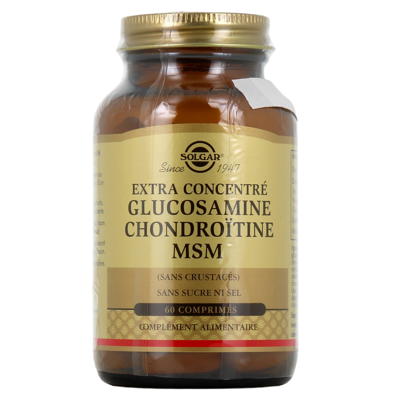 Solgar Extra Concentré Glucosamine Chondroïtine MSM - Vue 2