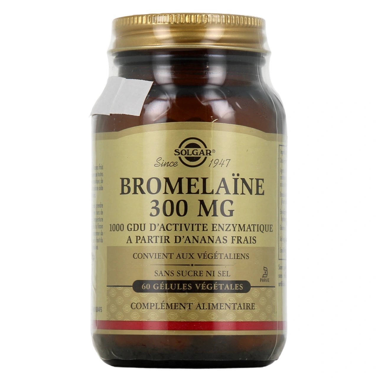 Solgar Bromelaine - Vue 2