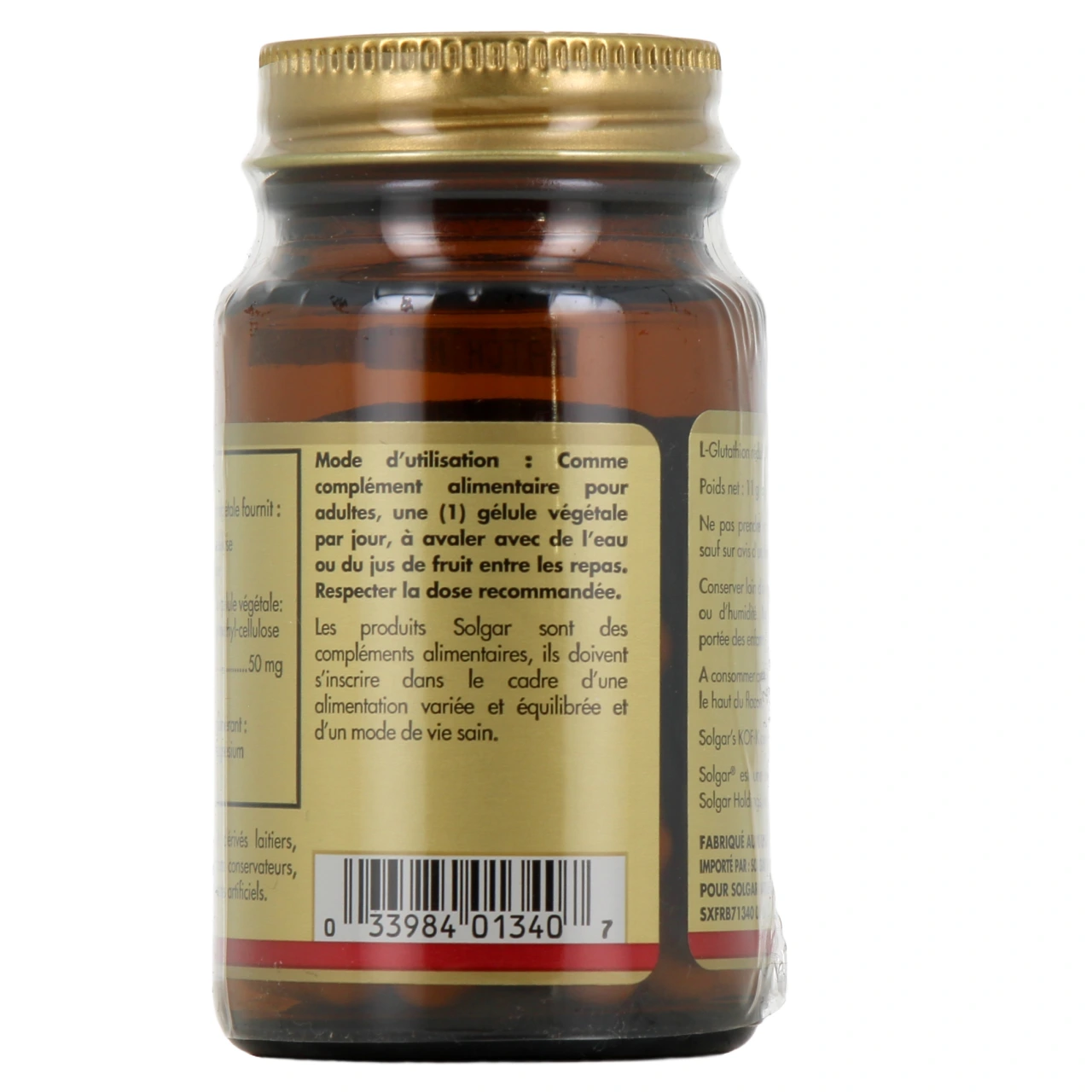 Solgar L-Glutathion - Vue 3