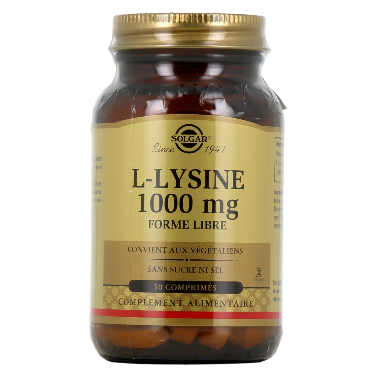 Solgar L-Lysine - Vue 2